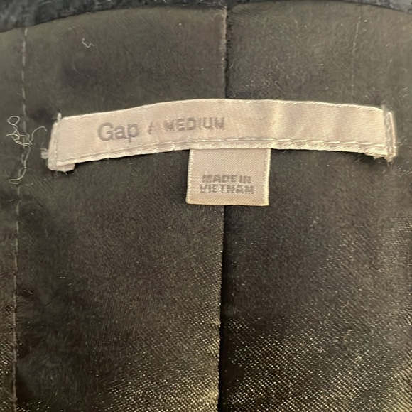 Gap navy blue wool insulated double breasted pea coat size medium - Picture 4 of 5